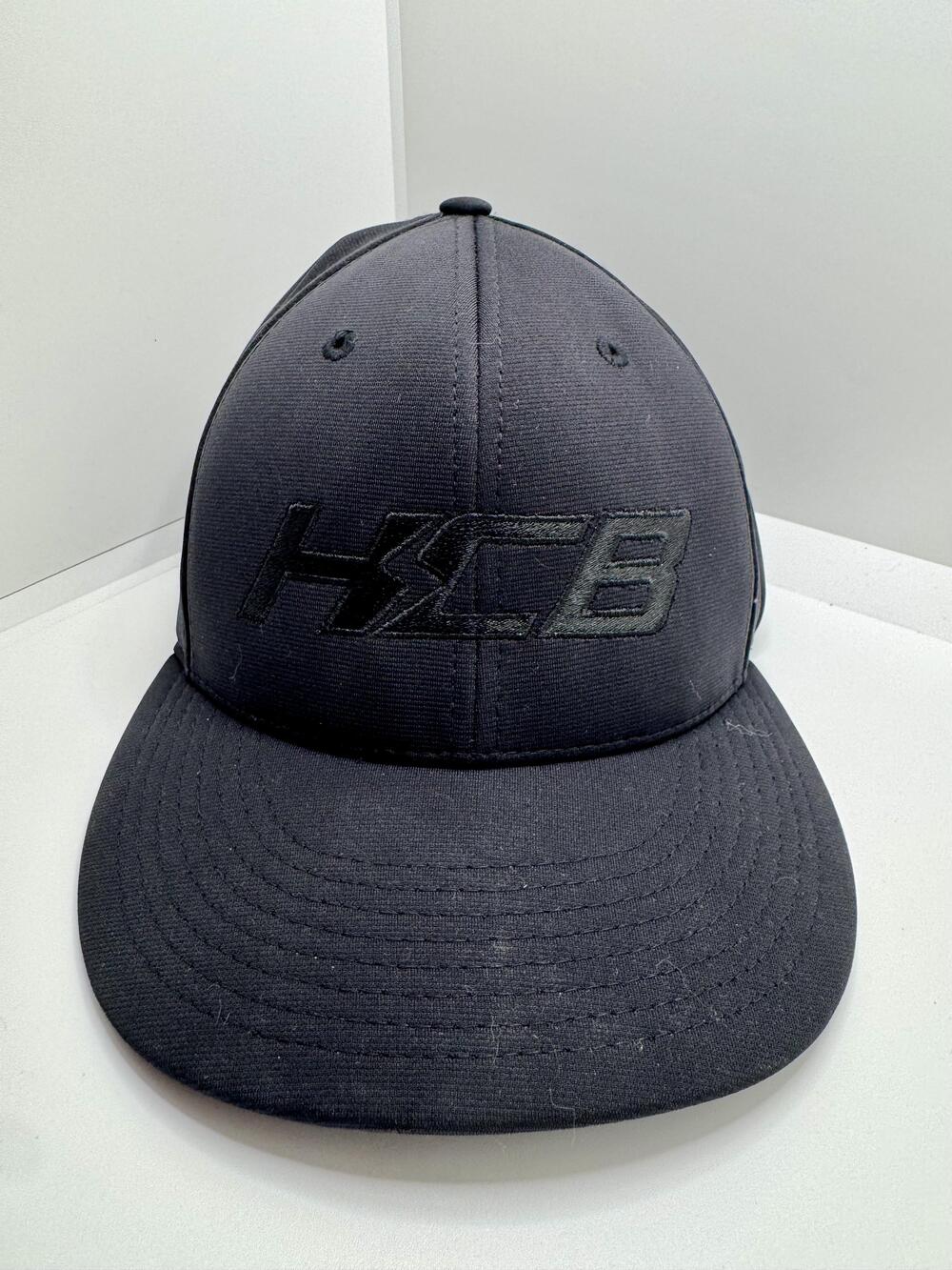 HCB Hat Cap Fitted Mens Medium Gray Richardson PTS 20 Baseball Stretch Twill